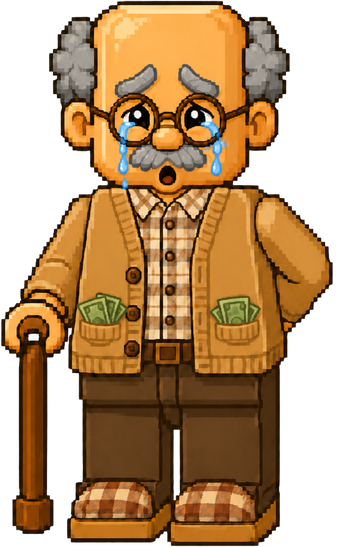 Old-Timer Stan, robbed